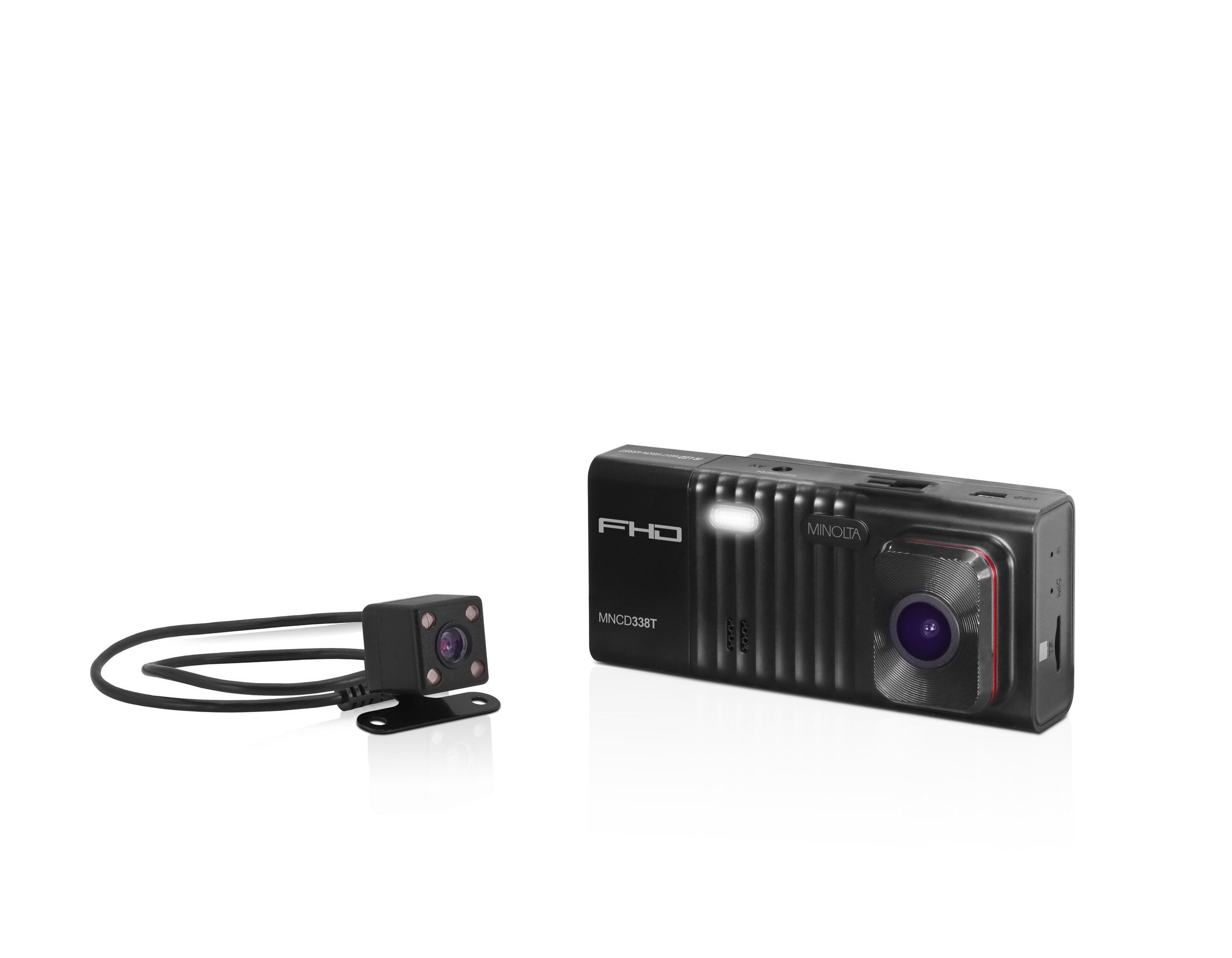 MNCD338T 3-Channel 1080P Dash Camera w/3.0